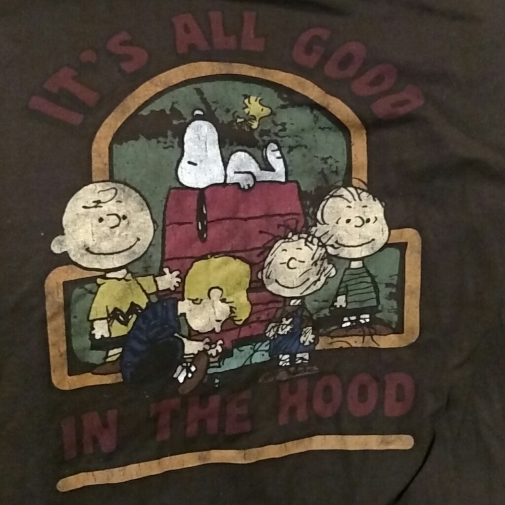 Peanuts it's all good in the hood t-shirt